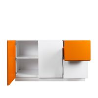 DOBBEL kitchen cabinet with 2 swing doors and 2 drawers, stainless steel top (optional)-4